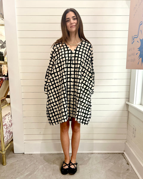 Dress/Tunic- Black Check