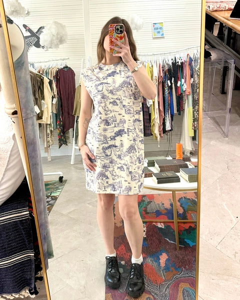 Savannah Toile Everyday T-Shirt Dress