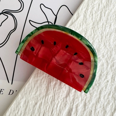 Watermelon Fruit Claw Clip