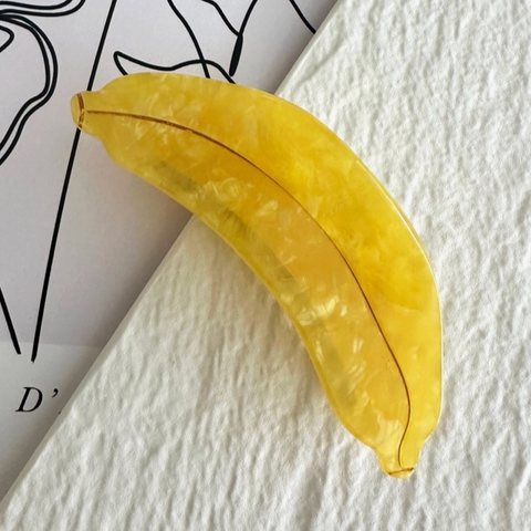 Banana Fruit Claw Clip