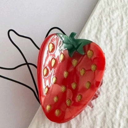 Strawberry Fruit Claw Clip