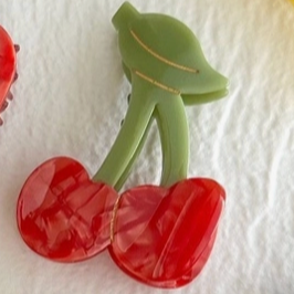 Cherry Fruit Claw Clip