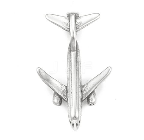 Airplane Silver Charm