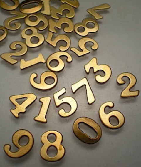 Assorted Number Charm