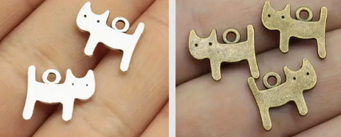 Cute Cat Charm 2 colors