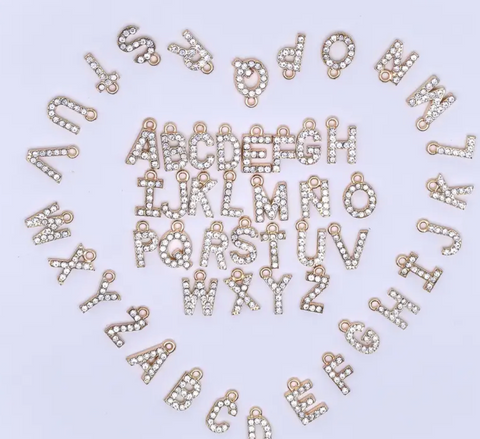 Sparkley Letter A-Z Charm