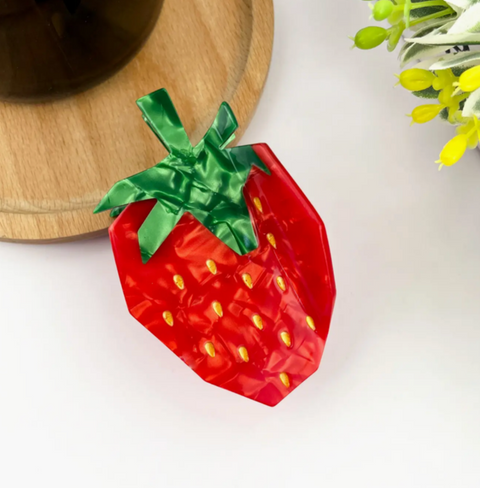 Strawberry Claw Clip