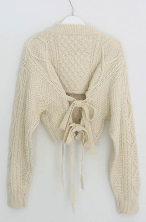 Tie Back Sweater