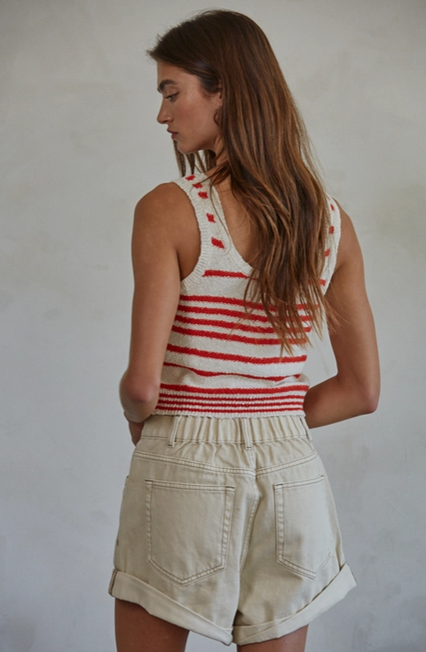 Striped Sweater Tank