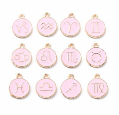 SETS- Zodiac circle charms: colors