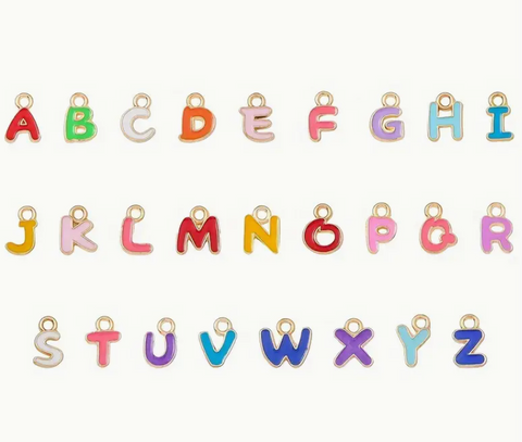 Misc Random Colored Letters A-Z Alphabet