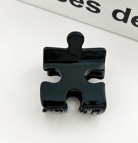 Puzzle Piece Claw Clip