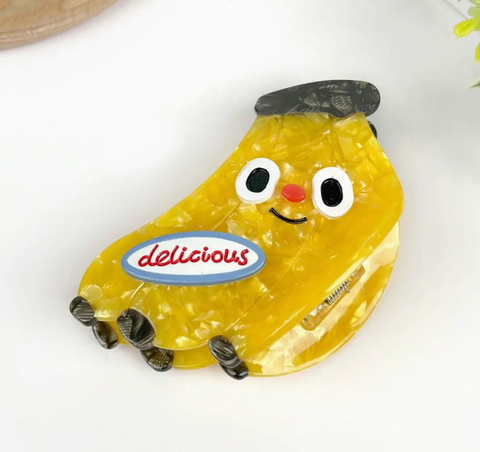 Banana Friend Claw Clip