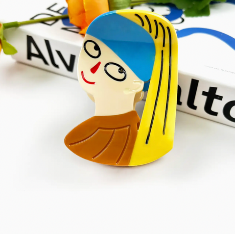Art Character Claw Clip