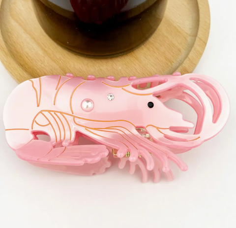 Shrimp Hair Claw Clip
