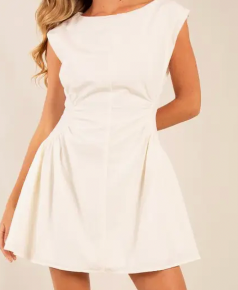Cap Sleeve Mini Dress