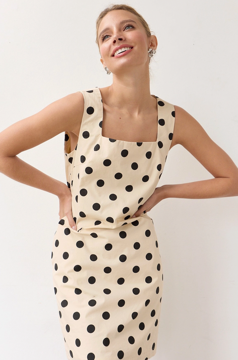 Simple Polka Dot Dress