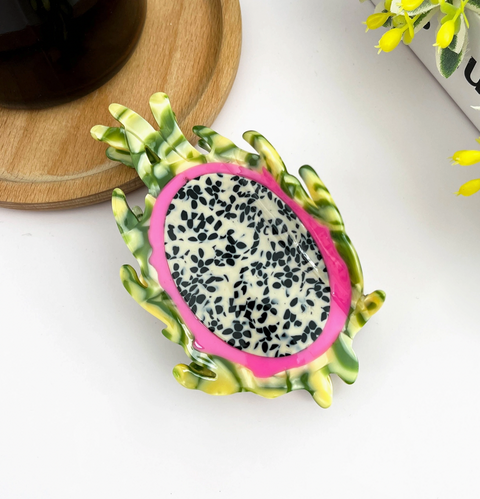 Pitaya Fruit Hair Claw Clip