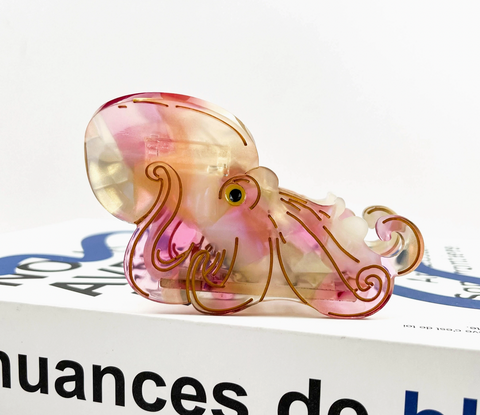 Color Changing Octopus Hair Claw Clip