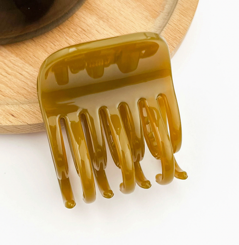 Small Jelly Simple Hair Claw Clip- Color Options