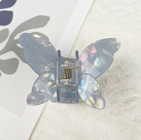 Holographic Butterfly Hair Claw Clip-Small