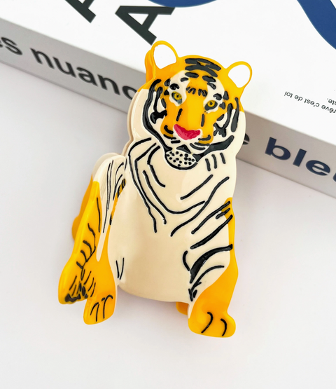 Tiger Hair Claw Clip
