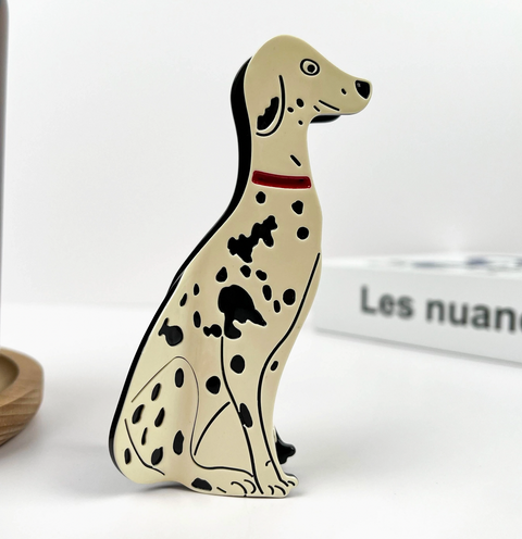 Dalmatian Hair Claw Clip