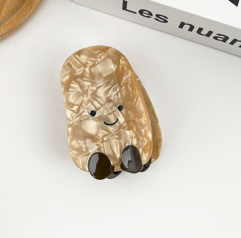 Potato Hair Claw Clip