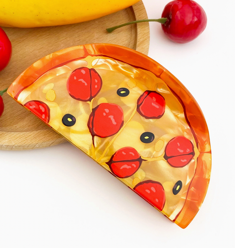 Pizza Hair Claw Clip