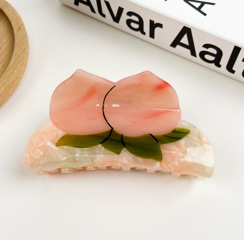 Peaches Hair Claw Clip
