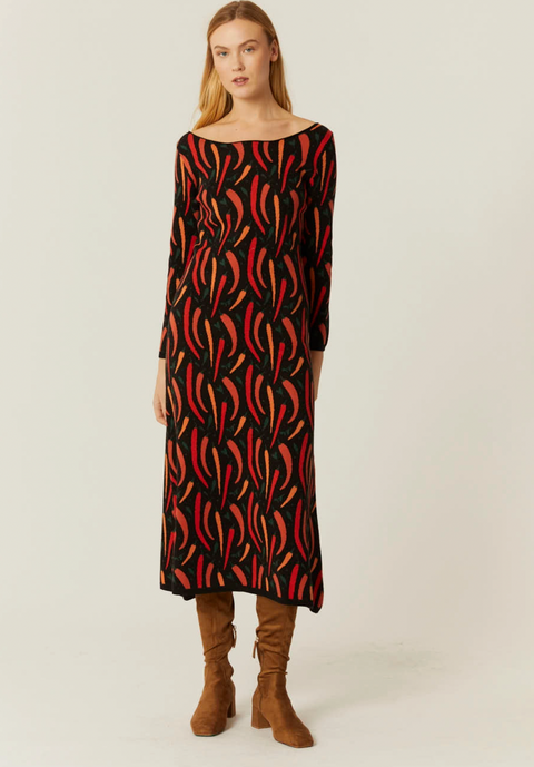 Hot Chili Pepper Knit Dress