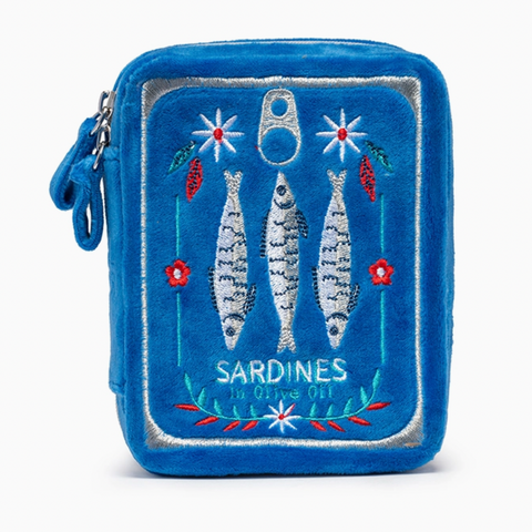 Sardine Velvet Jewelry Travel Case