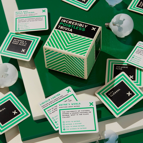 Coffee Table Games-Brass Monkey Incredibly Pointless Trivia