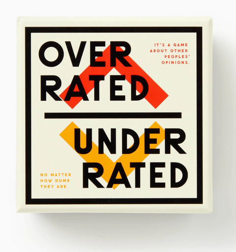 Coffee Table Games-Brass Monkey Overrated / Underrated Social Game