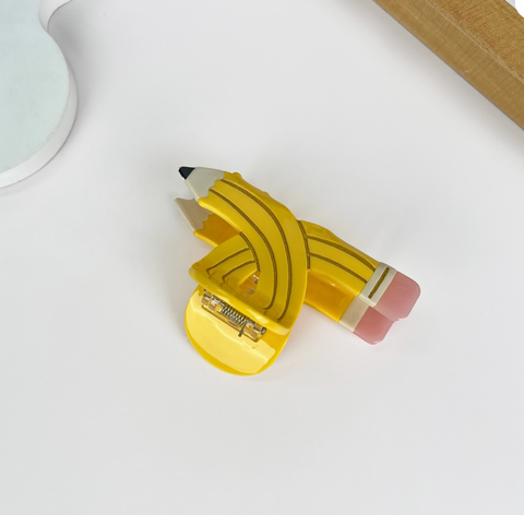 Twisted Pencil Hair Claw Clip