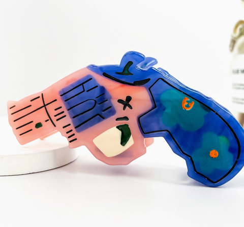 Flower Gun Cute Hair Claw Clip