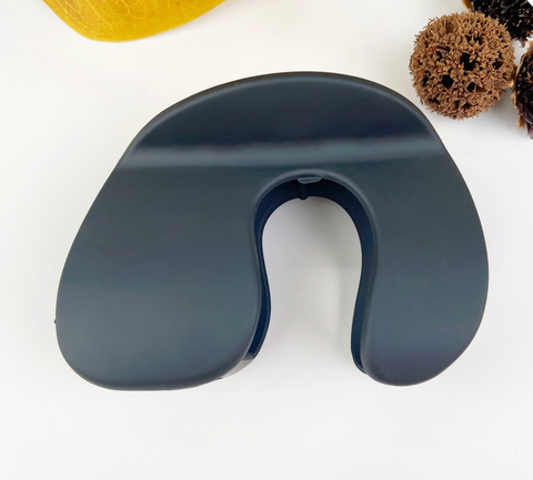 Frosted Simple C-Shaped Hair Claw Clip