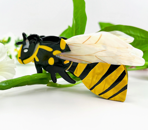 Queen Bee Hair Claw Clip