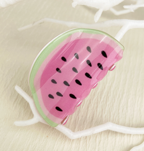 Watermelon Fruit Hair Claw Clip
