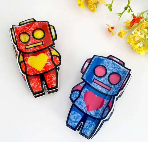 Robot Hair Claw Clip