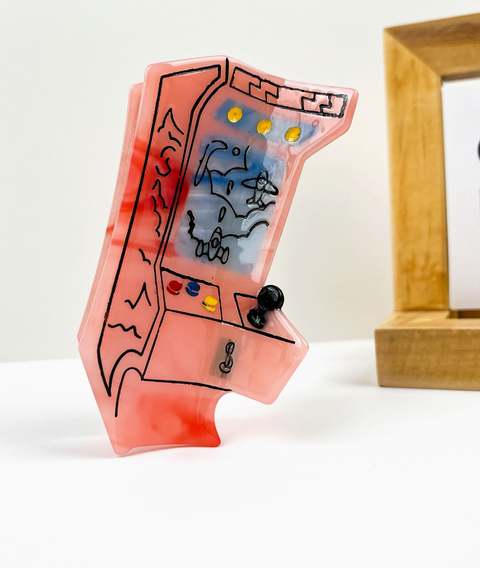 Retro Video Game Hair Claw Clip