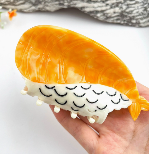 Tempura sushi Hair Claw Clip