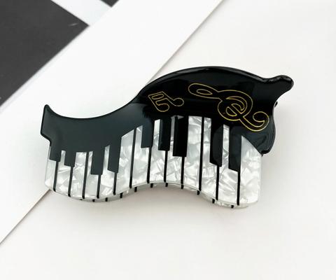 Piano Hair Claw Clip -Options