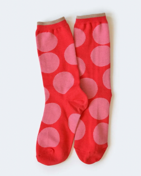 Style Amplifier Socks- Big Dot Red Sock