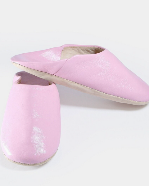 Moroccan Leather Babouche Slipper Slide-on Shoes
