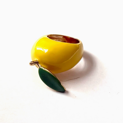 Fruit Basket Ring- Lemon