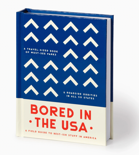 Coffee Table Games- Brass Monkey Bored in the USA - Travel Guide Book