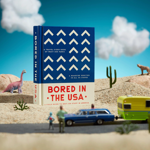 Coffee Table Games- Brass Monkey Bored in the USA - Travel Guide Book