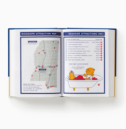 Coffee Table Games- Brass Monkey Bored in the USA - Travel Guide Book