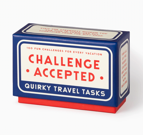 Coffee Table Games- Brass Monkey Challenge Accepted Travel Tasks Card Deck